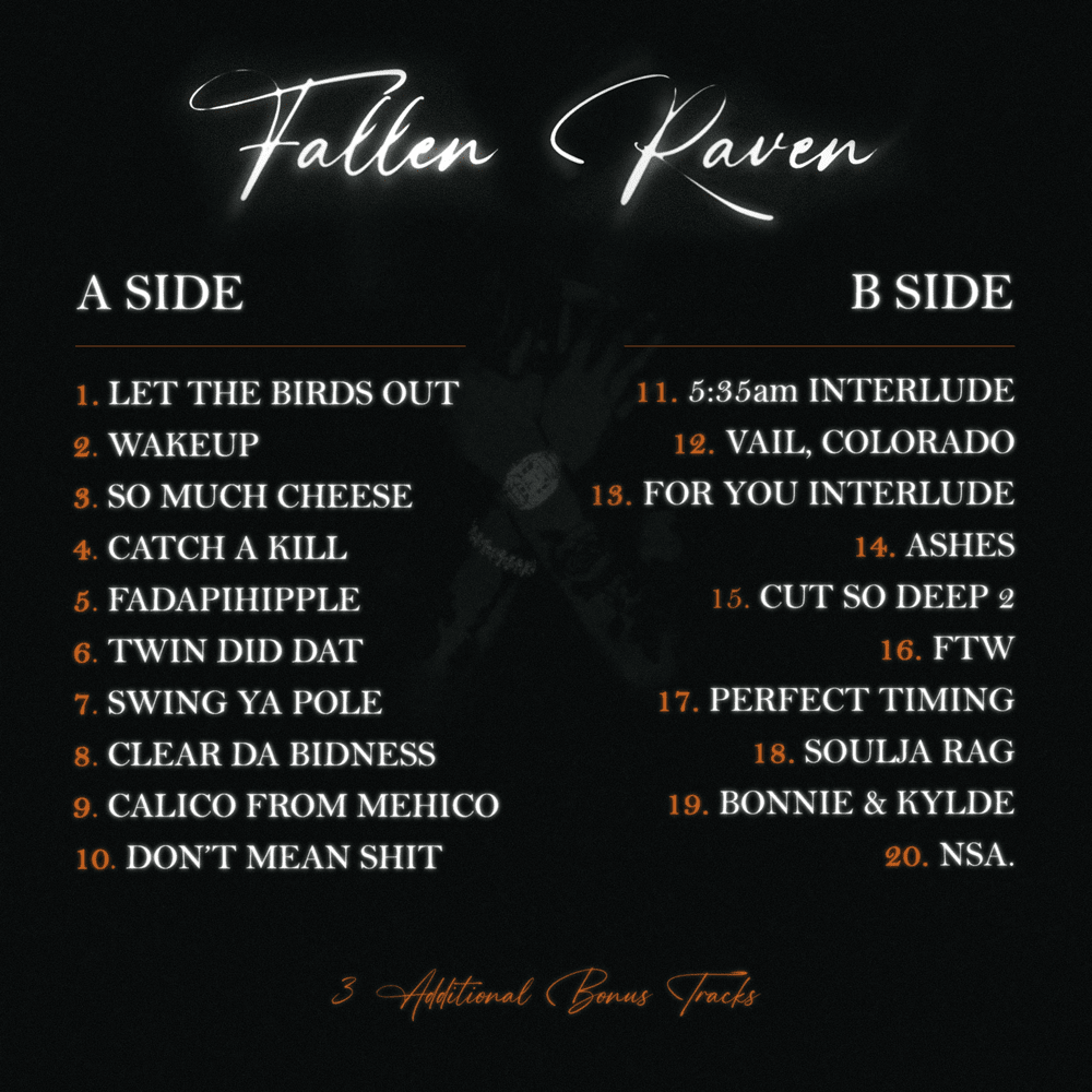 Kurrco's tweet photo. 4 years ago today, Summrs dropped 'Fallen Raven' 🦅

Favorite tracks on the album? https://t.co/ojC616r1Z5