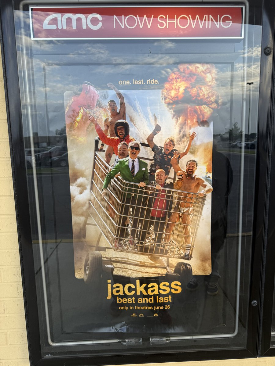 the_bishop4's tweet photo. Saw the new jackass movie and loved it!
Probably the best experience ever in a theater 
We had to rep @RakeYohn007 while seeing this!
The Dunn section made me cry 
#jackass #randomhero https://t.co/u6vtneHJlg