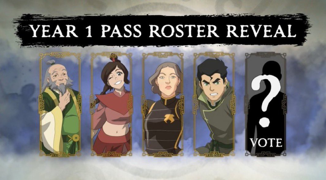 WeebyEnt's tweet photo. Confirmed Avatar Legends: The Fighting Game DLC: Iroh, Ty Lee, Lin, and Bolin! Plus a dlc we will vote on. Great dlc choices imo. The streets need Asami! https://t.co/wKlpy9jx7I