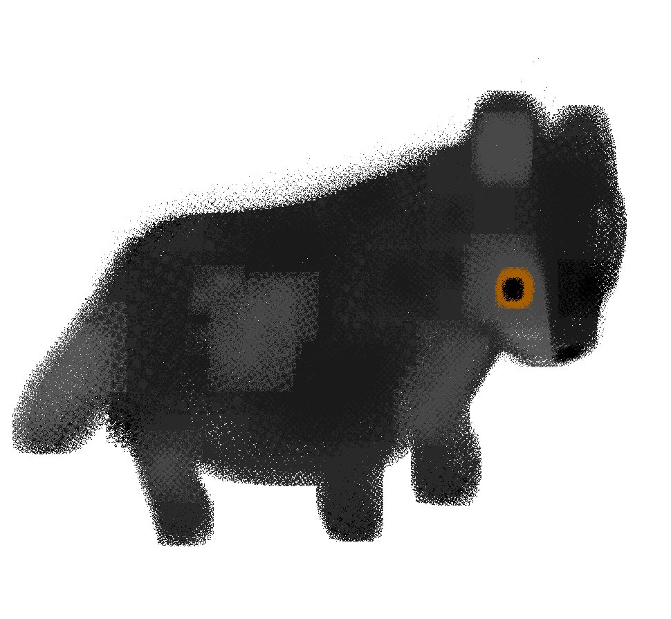 FleshAtronach's tweet photo. i drew a different wolf puppy for my last drawing but  the short stubby legged original one still charmed me so i saved him on a different layer  💐 https://t.co/2KbsoNSBoz