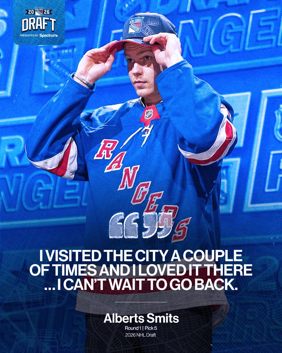 NYRangers's tweet photo. We're happy to have you, Alberts 🫶 https://t.co/3yExsj10QP
