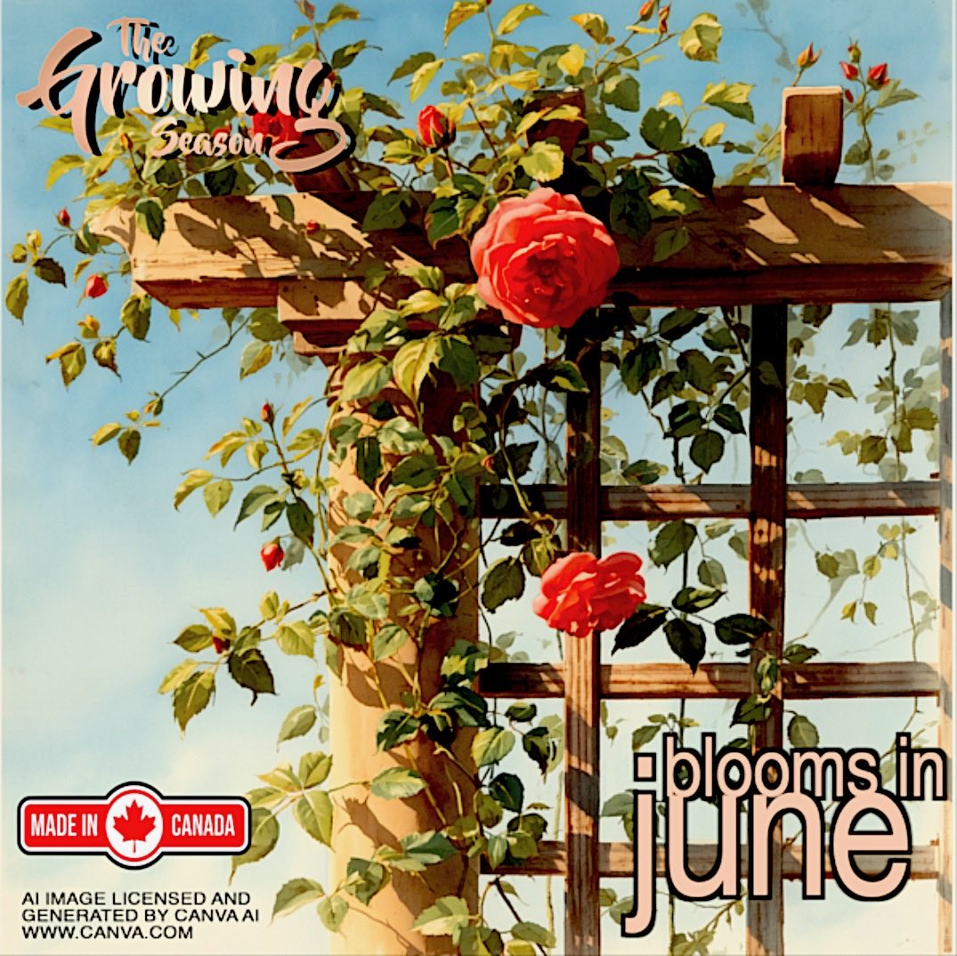 GrowingSeasonJM's tweet photo. In June many plants strut their stuff with colourful blooms.  Roses lead the way followed by Tree Lilac, Weigela and Cranesbill.  Join The Growing Season for their Blooms in June Show on June 27 and 28 at 10:00am. @Sauga960am.  Enjoy!  https://t.co/oEBJYfySGY https://t.co/ZzJx8pskl5