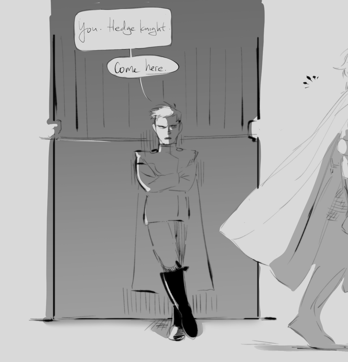 21el12el12's tweet photo. #dunkaerion 
(1/2)
the illiterate hedge knight and the learned dragon prince have a miscommunication. shocker https://t.co/9LvKaw0eej