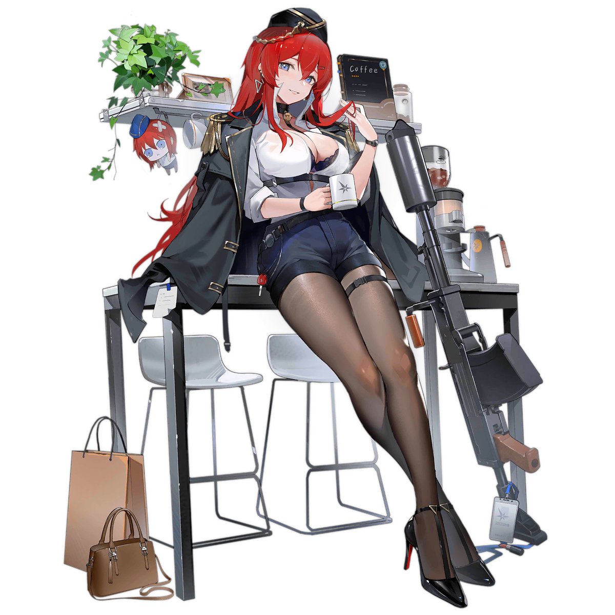 YZsFerrari's tweet photo. “Beyond the silhouettes just shown, there’s also another long-awaited Doll who's coming. …I want to keep it vague and let everyone guess.
...Fine! It's actually yourself, Boss!
6P62, the imperial great lady!
...probably next year."
- Sixi

THE SUNBORN EMPRESS IS COMING TO GFL2! https://t.co/H19fohOcPi