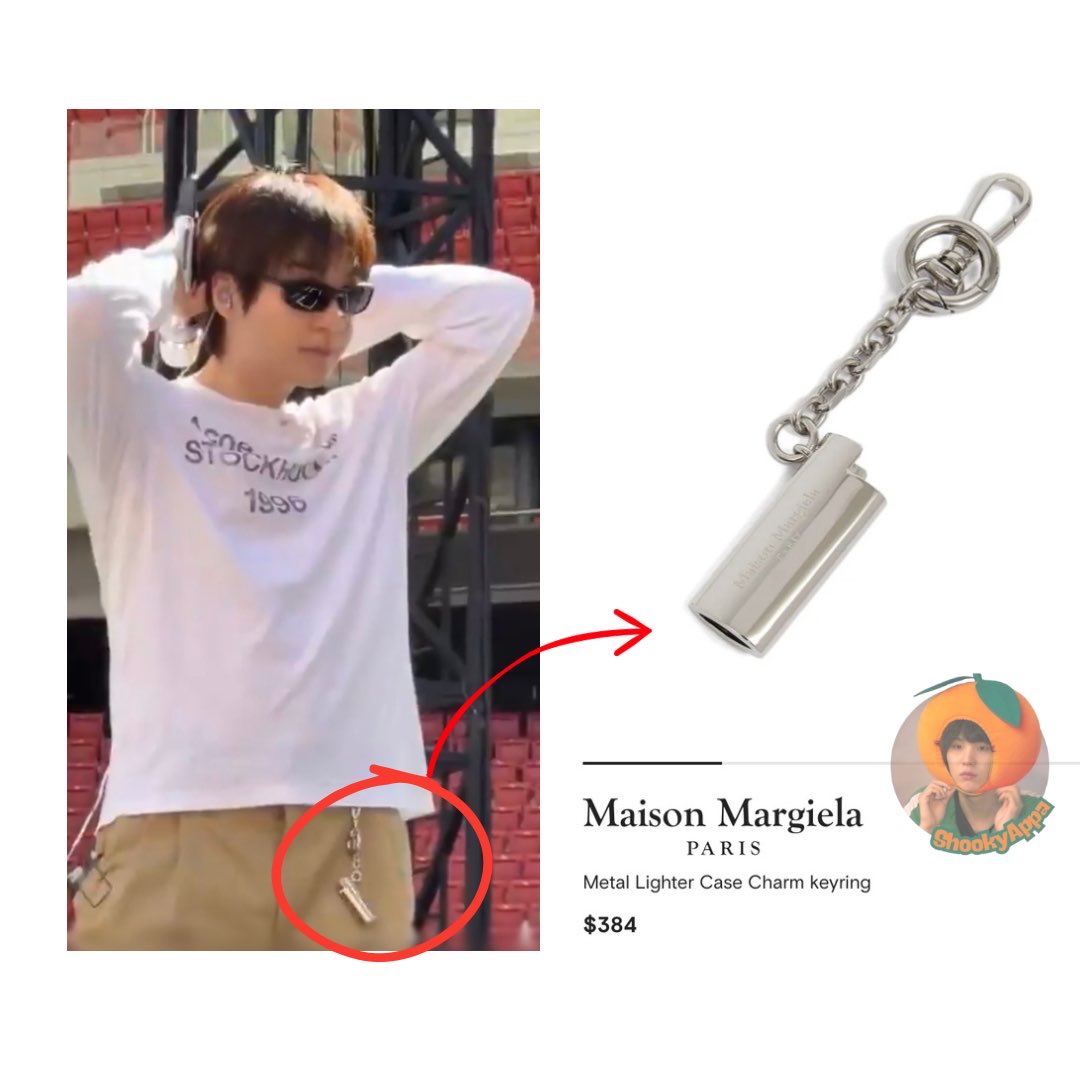 It looks like Yoongi is carrying the Metal Lighter Case Charm