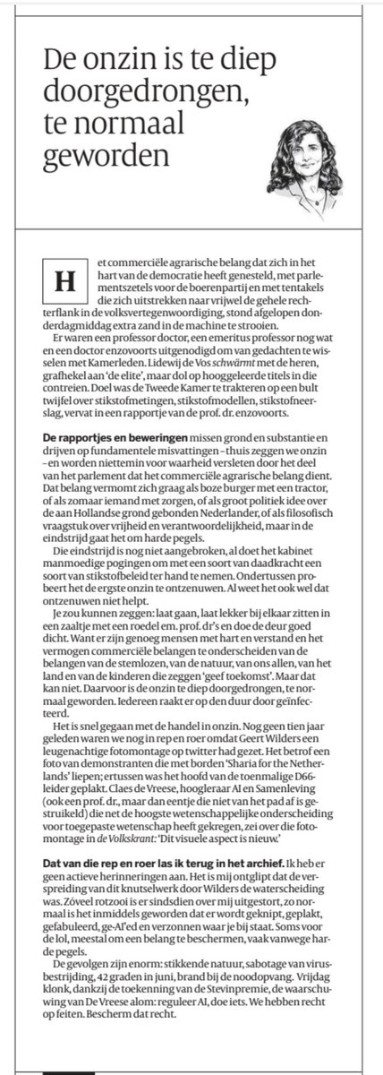 mkeulemans's tweet photo. "We hebben recht op feiten. Bescherm dat recht."

Rake column v @sheilasitalsing over de - ook ik vind: zeer verontrustende - epidemie van pseudowetenschap, doorgaans gewoon met economisch/politiek belang.

Ik geef 'm u kado. 👇 https://t.co/57KRdcVEkk