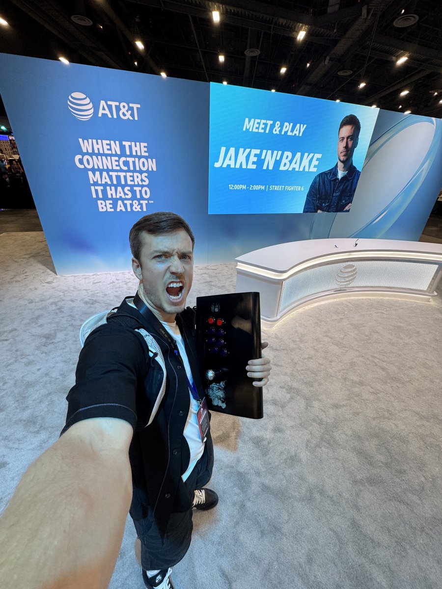 jakenbakeLIVE's tweet photo. Very excited for this at EVO this year! ๐ฅ
Come through to meet and play against me at the @ATT Space at EVO on Saturday June 27 from 12pm-2pm. ๐
Hoping to meet as many of you as possible - I got nothing but love for the FGC!
#ATTPartner https://t.co/ZEIw9Ut9sR
