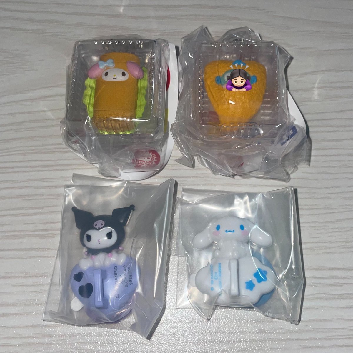 trshkr30's tweet photo. 【交換】サンリオ キーリングハンガー なりきりお惣菜マスコット

【譲】シナモン クロミ マイメロ

【求】何でも検討いたしますのでご提示ください〇
クレヨンしんちゃん(しんちゃん)関連優先

大阪梅田手渡しまたは郵送
お気軽にお声かけお待ちしております。 https://t.co/9uvwMJOXiz