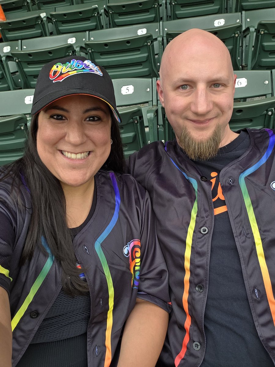 EpicMagster's tweet photo. O's won!!!! ❤️🧡💛💚💙💜
Home safe from an awesome evening at Camden Yards! Went down for their annual Pride Night, and it's always such a blast. Love their free jersey giveaway, and seeing all the love around!! Woo woo!! 🥰🏳️‍🌈
#BaltimoreOrioles #PrideNight #LGBTQIAAlly https://t.co/A1gU5jBI1Y