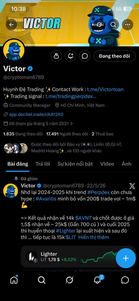 Dowaneth's tweet photo. @cryptoman6789 @cedearena Done ad ơi.  Đã tham gia ạ mong sẽ được trúng GA 

0x93c8ad17203d94f269fceb3da91a8606497d5878  

Số 36 ạ https://t.co/v72RFXu4gj