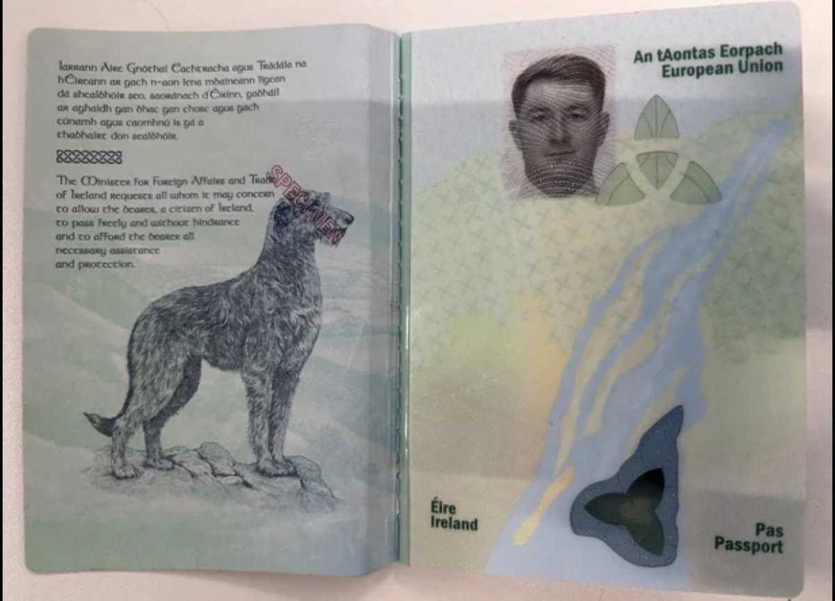 JakeFitzsimons's tweet photo. The absolutely gorgeous new passport design unveiled today! https://t.co/sSM8qyTDLS