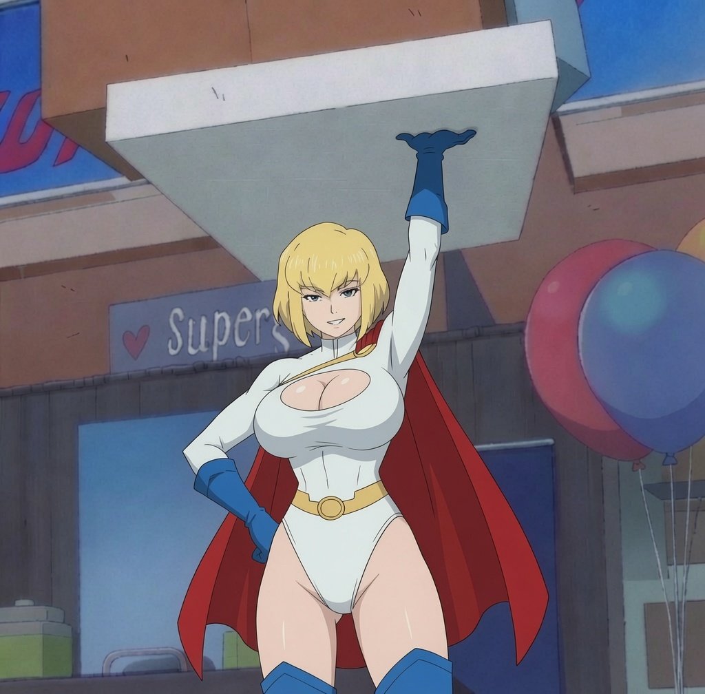 RockStarVi89's tweet photo. Powergirl version 3 NOW with blue gloves and boots! Enjoy! https://t.co/pajrdScdmH