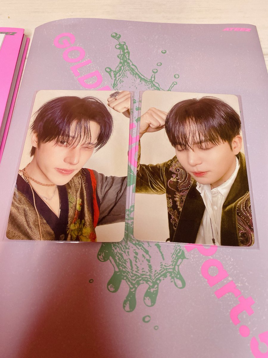 haniho___'s tweet photo. ATEEZ GOLDEN HOUR Part.5
ユニバ特典 トレカ 交換
譲▶︎ジョンホ、ウヨン
求▶︎ユノ、サン

📮郵送交換を希望しております！
お気軽にお声掛けください🍀
台風の影響により明日か月曜の投函になると思いますがよろしくお願いいたします。 https://t.co/D6biSmHkeA