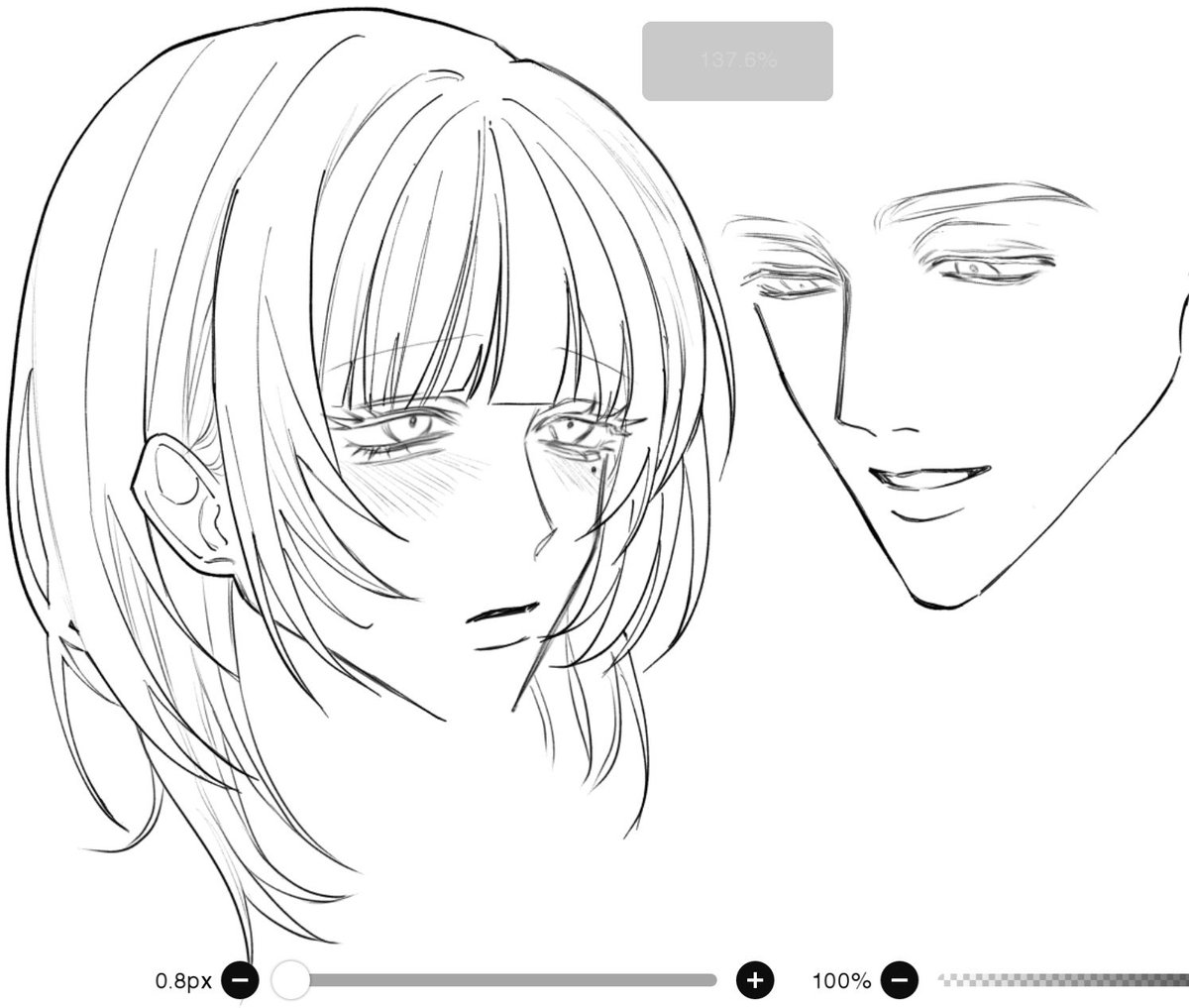 zz_zm8's tweet photo. かわいいお顔が描けてる🎶 https://t.co/VjFemFdL3d