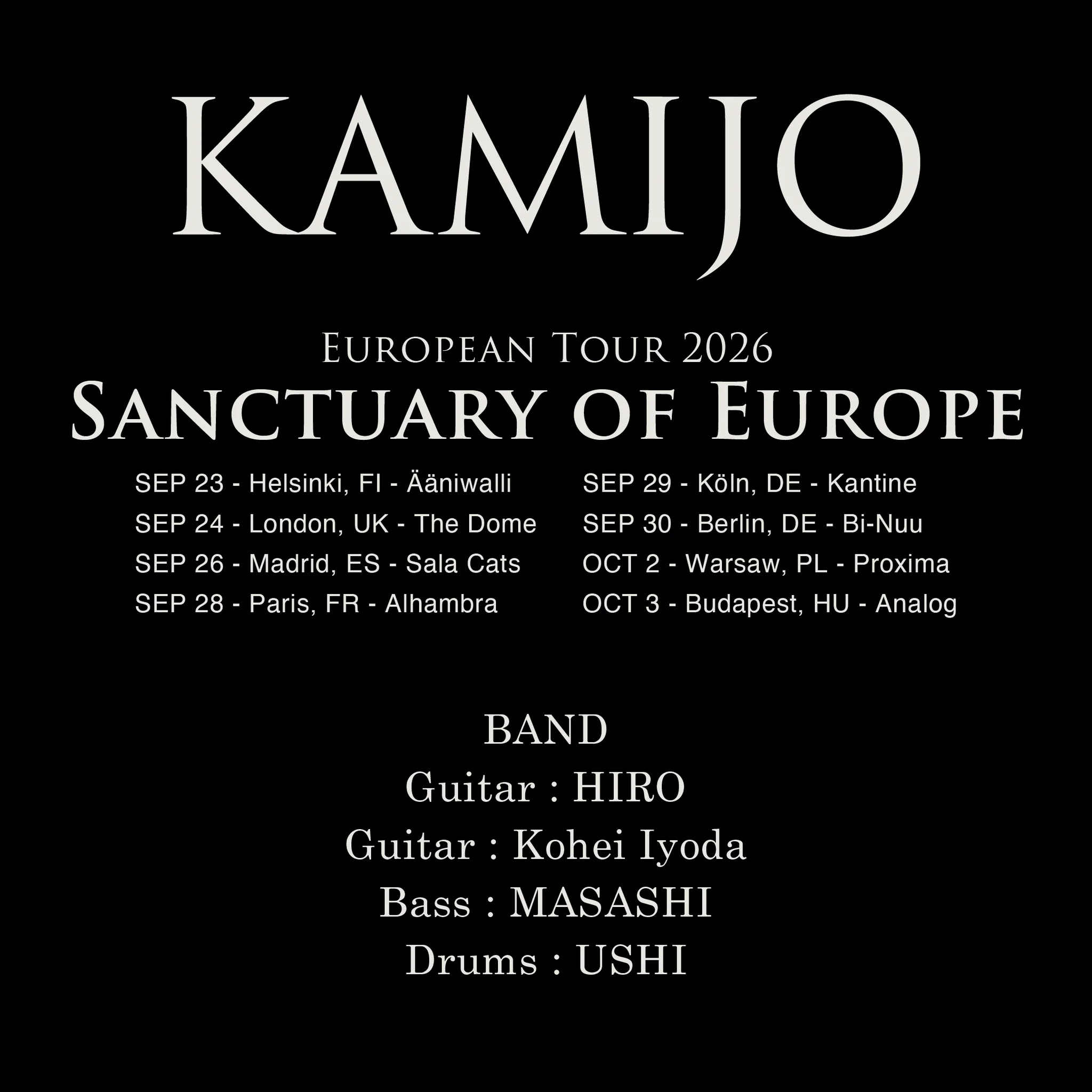 Versailles KAMIJO (@KamijoOfficial) / X