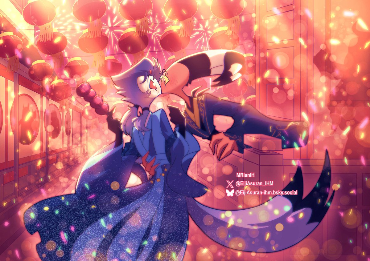 EijiAsuran_IHM's tweet photo. 🌟💖🦉♈🦎🦉💖🌟
"I met you at the most chaotic festival of my life, when my heart exploded with the sweet taste of a thousand fireworks".

#stolitzweek2026 #stolitzweek #stolitz #helluvaboss @StolitzWeek https://t.co/UJYwWijly8
