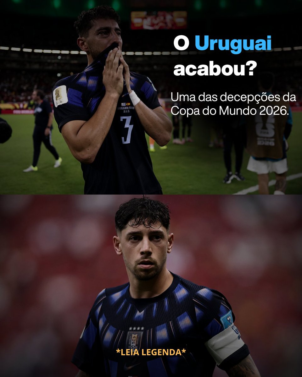 titomendes_'s tweet photo. Apesar da baixa expectativa em cima do time do Uruguai, é uma Copa devastadora e muito decepcionante para os uruguaios!

O desempenho do time nos três jogos é pífio, completamente sem criatividade, sem ideias e fraco coletivamente. O comportamento explosivo do treinador Marcelo Bielsa, assim como em toda sua carreira, prejudicou e muito o time do Uruguai. Segundo as informações divulgadas, o vestiário rachou antes da partida de hoje devido a conflitos de ideias.

Além do treinador, outro responsável direto pela eliminação do Uruguai é o goleiro Muslera, que foi chamado de volta para seleção por Marcelo Bielsa, Muslera talvez seja o pior jogador da Copa do Mundo 2026, falhou em TODOS os jogos do Uruguai.

Achar um "culpado" para eliminações é ruim e essa abordagem normalmente não condiz com a realidade. Mas nessa queda do Uruguai é difícil não apontar a "culpa" quase que 100% para essas duas figuras.

Obviamente longe de ser o culpado, mas a participação do Valverde nessa Copa também foi bem decepcionante! Um jogador que está entre os 15 melhores do planeta na atualidade, que finaliza de fora da área como poucos na história, foi completamente apagado e apático nessa Copa pelo Uruguai.