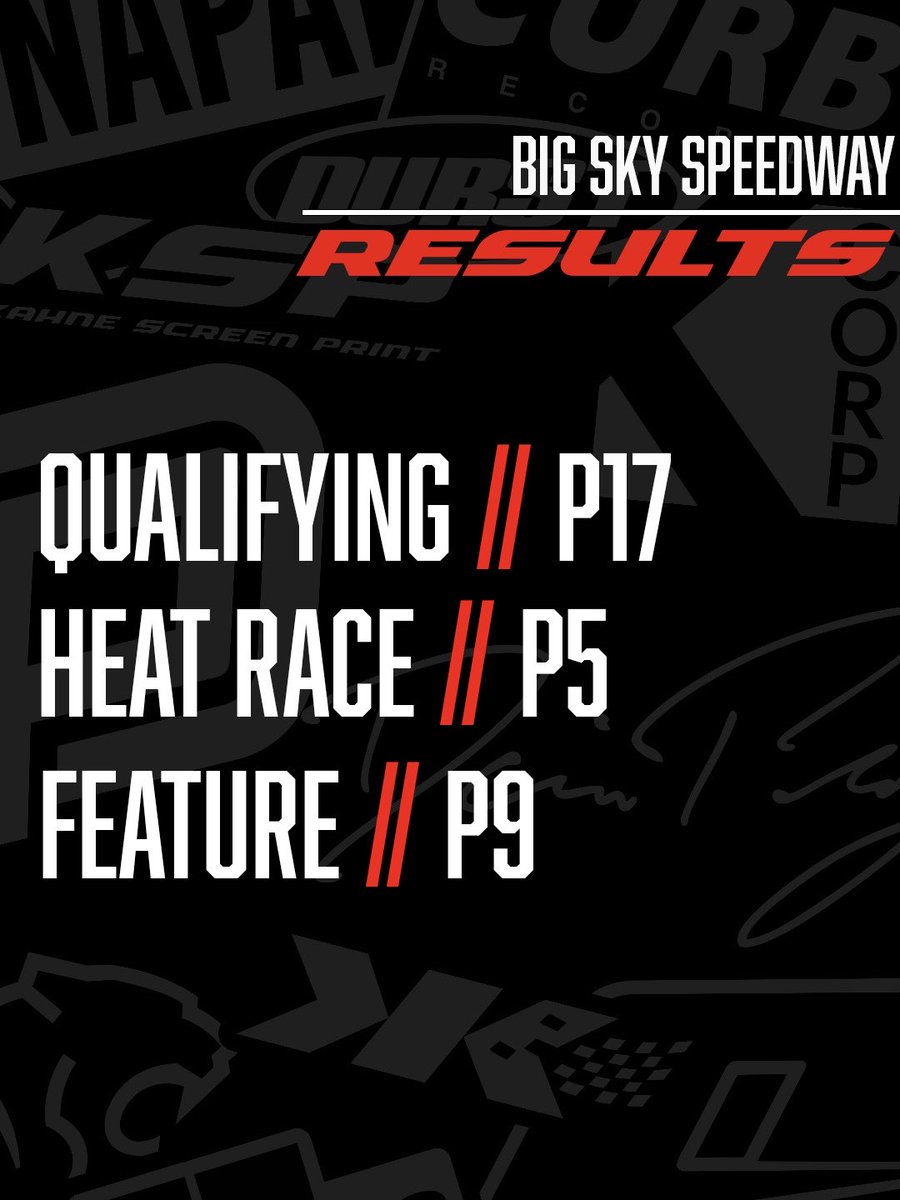 KKRdirt's tweet photo. Results from Big Sky Speedway. 

@NAPARacing | @DaisonPursley https://t.co/ozuehssy7O