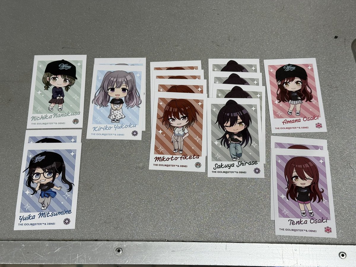 exima712's tweet photo. 【交換】シャイニーカラーズ シャニマス 渋谷モディ Admiral

ミニプレッツェル、ミニフォト風カード
譲:甜花2 甘奈 咲耶4 結華2 結華2 にちか
結華2
求:千雪

本日渋谷手渡し、後日郵送、都内手渡しでのお取引も可能です。
検索からでもよろしくお願いいたします。 https://t.co/ZBI1DboixE
