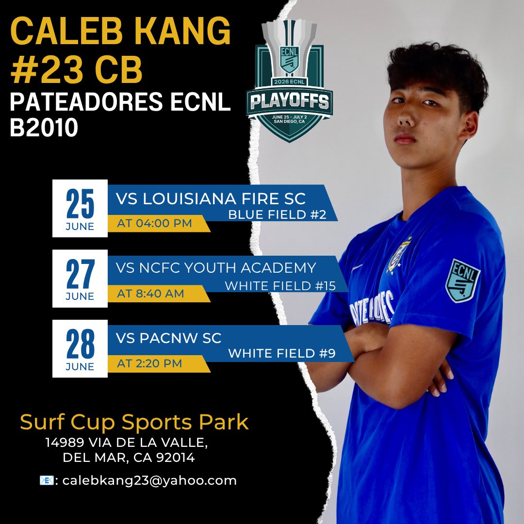 kang_caleb23's tweet photo. ECNL playoffs schedule https://t.co/jTbmrTeSA0