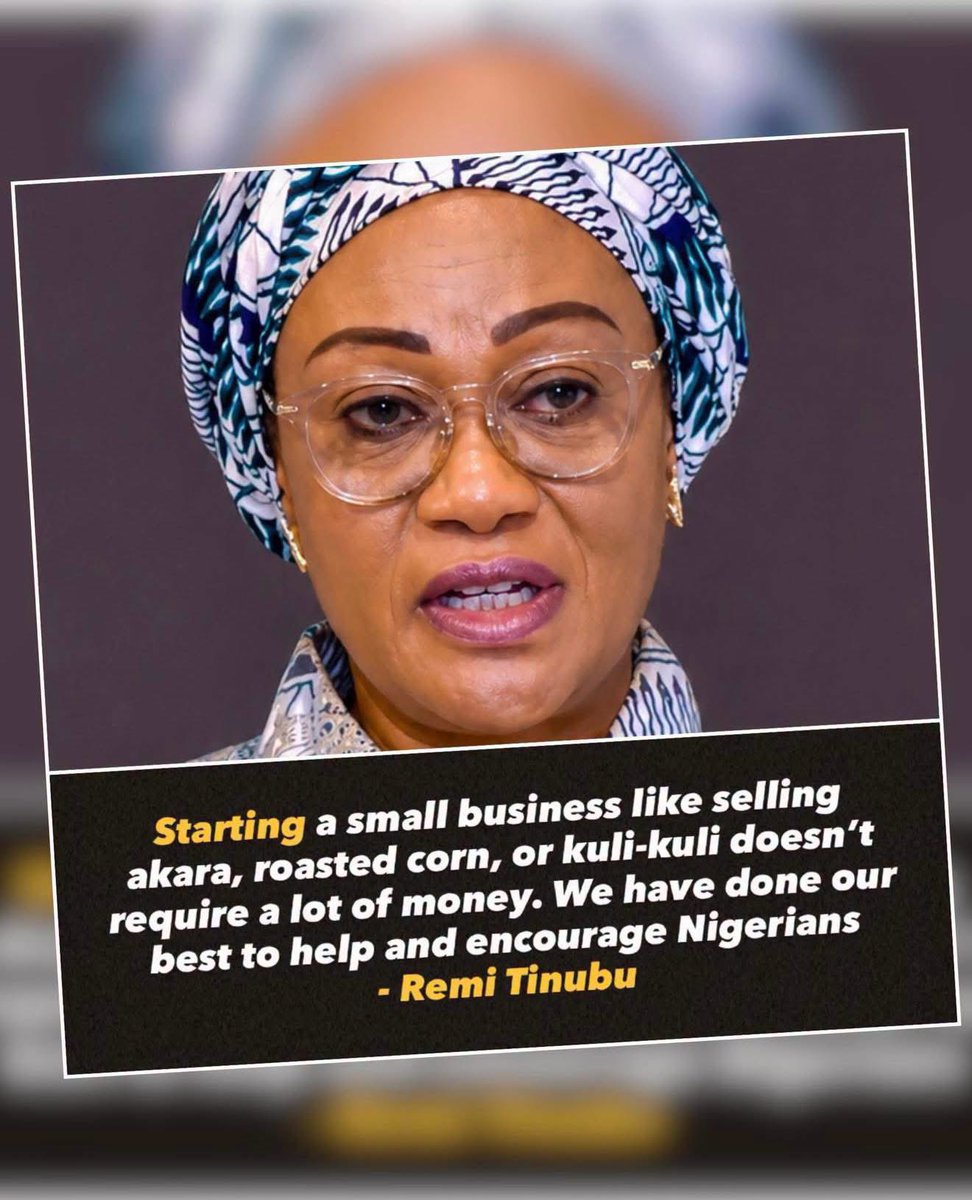 Alyasaa's tweet photo. To all Nigerian women, carefully consider this proven and trusted startup idea that has yielded positive results for our esteemed First Lady, who encourages you to explore its potential. https://t.co/QkbpVVCj56