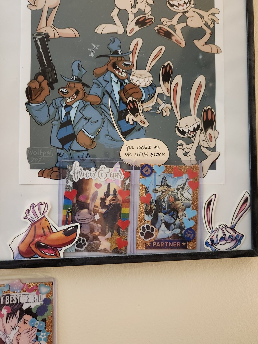offdensenwife's tweet photo. I want to share my Sam and Max photocards again #yaaaay https://t.co/UK35Hykbqy