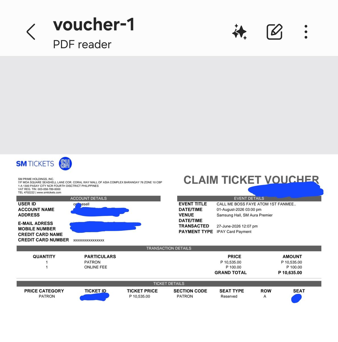 jenievecarmen17's tweet photo. Ticket Secured! See youuuuu in Manila lovies! 🤟🌻🌻🌻🍑🍑🍑💗💗💗
@malisorn00 @atomprys
#FayePeraya
#AtomPariya
#FayeAtom1stFMinManila
#CallmeBOSS https://t.co/eTJG8hgwhm