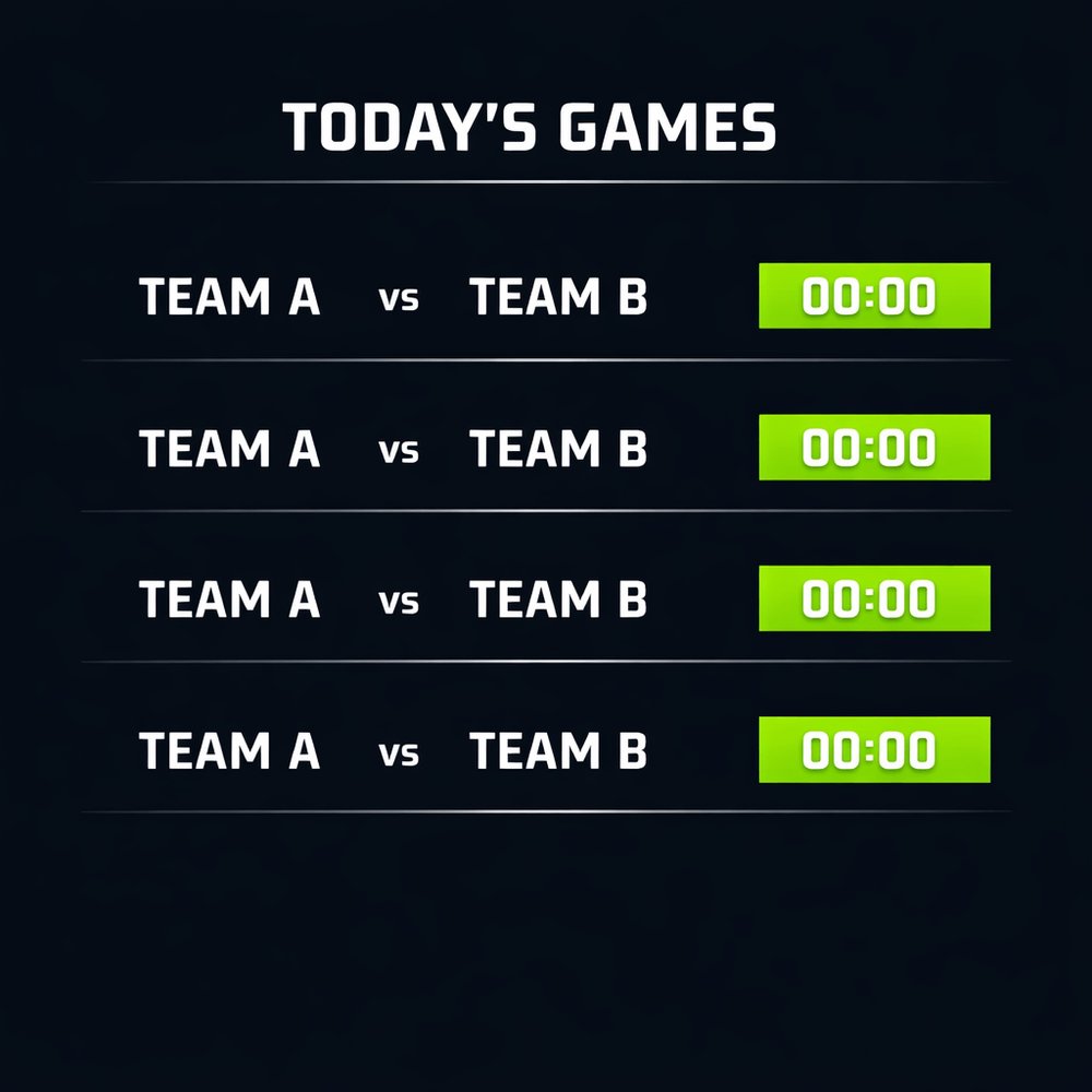 Polyrazen's tweet photo. TODAY’S GAMES: one of these is ending in chaos.
Which match is the upset? https://t.co/PJa6xjXZ8Y