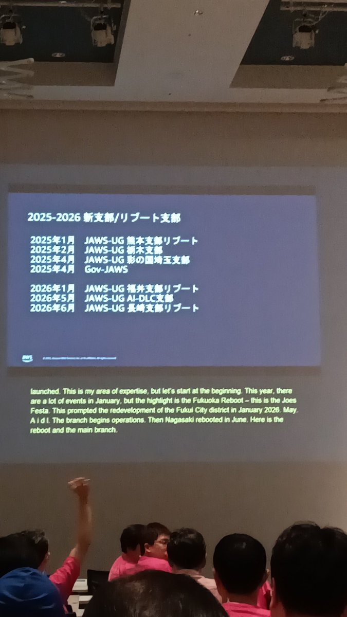crisp5555's tweet photo. 2年目もやっていき　#jawsug https://t.co/Qi0iqHXT4Z