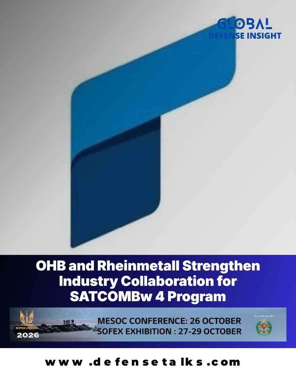 Defense_Talks's tweet photo. OHB and Rheinmetall Strengthen Industry Collaboration for SATCOMBw 4 Program

OHB SE and Rheinmetall AG hosted a joint SME and Start-up Day to advance Germany’s planned SATCOMBw 4 satellite communications system. Nearly 80 SMEs and start-ups showcased their capabilities to support the program and help build a strong industrial network.

The initiative promotes early collaboration between established industry leaders and innovative technology partners, ensuring the long-term success and future expansion of Germany’s next-generation military satellite communications capability.

#OHB #Rheinmetall #SATCOMBw4 #SatelliteCommunications #SpaceTechnology #DefenseIndustry #SMEs #Innovation #MilitaryCommunications #Aerospace