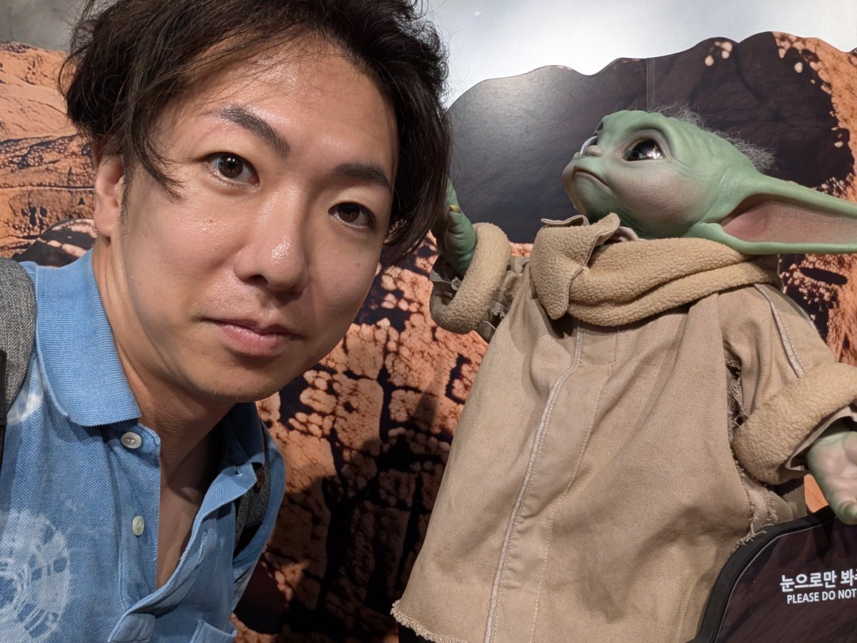 __okkun's tweet photo. ソウルにヨーダがいた!
#APAA https://t.co/Pr0ZxDdjAu
