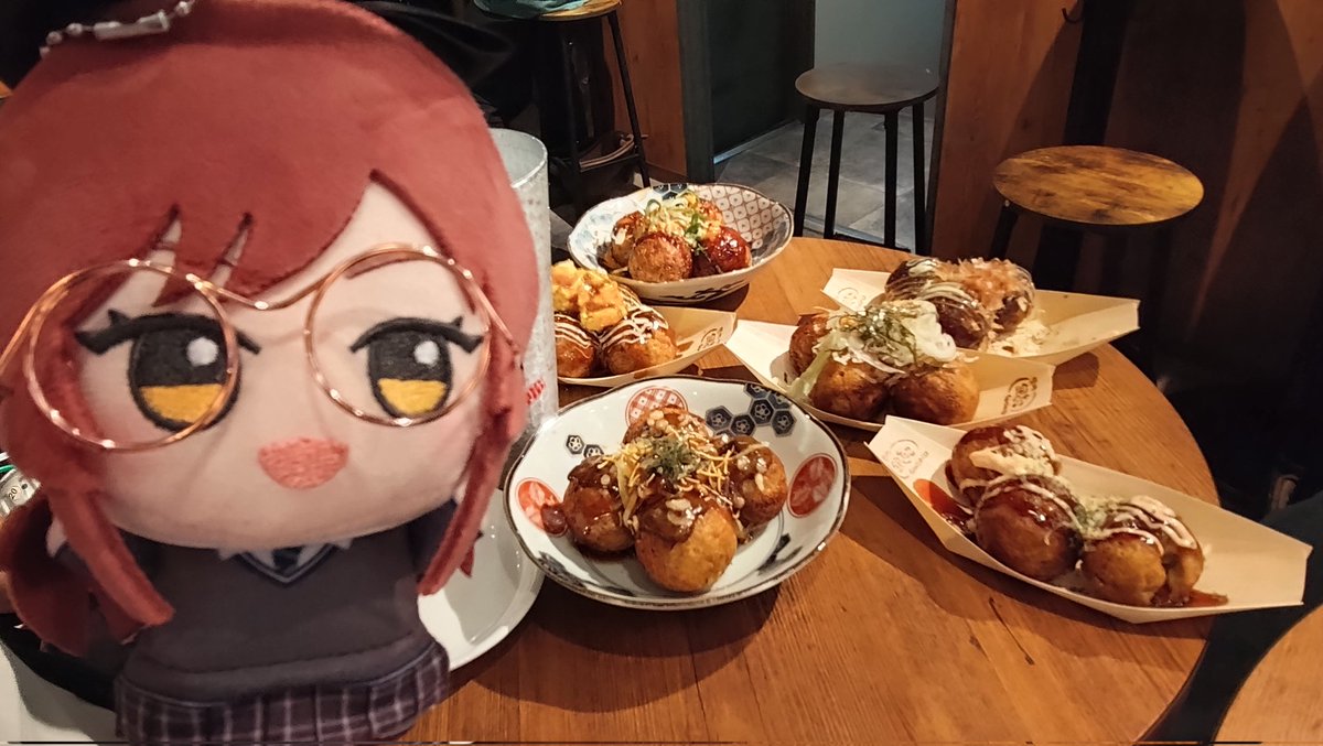 ronasel's tweet photo. 人生初銀だこ酒��！ https://t.co/U0KSA5Ca5r