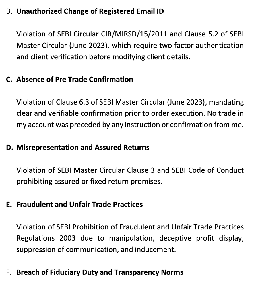 adigitalblogger's tweet photo. How we won ₹28 Lakh Arbitration Case against Motilal Oswal representing a Retail Trader?

Case:
A retired Govt employee handed his life savings to a man who called himself his "equity advisor."

That man was running the account as a proxy for his wife, a Motilal Oswal Authorised Person (AP0297120921).

What followed was a copy-book Brokerage Churning/conflict of interest/PFUTP case:

1. Trades executed without his instruction
2. His registered email quietly switched, so contract notes stopped reaching him
3. "Assured" returns of ₹2,000 to ₹3,000 a month on Nifty 50
4. A notarised agreement where the advisor admitted using the funds and promised ₹28 lakh or shares of 62 companies back in 18 months

He paid back nothing.

The broker's defence in arbitration: "not our employee, chase him separately."

We took the case across the investor grievance process at SEBI ending up at arbitration hearing and stood on one line of law: under NSE Circular No. 702, the Trading Member is responsible for every act of its Authorised Person.

We proved how AP was running a proxy relationship, agreement default, Broker's role with its AP etc.

Motilal Oswal and its AP held jointly and severally liable to pay ₹28,00,000 or return shares of 62 companies, with 9% interest on default.