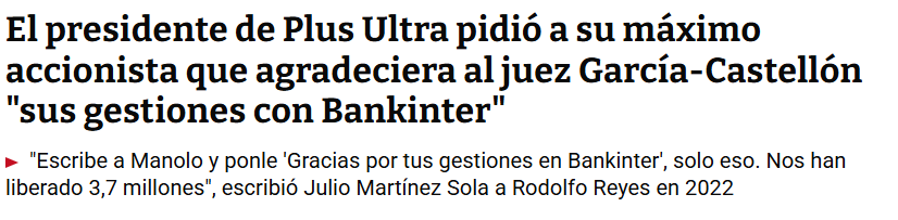 UnAmigoDeCambre's tweet photo. A un juez que realiza gestiones con un banco para que libere 3.7000.000 € a una empresa privada que en ese momento se encontraba inmersa en una investigación judicial, como lo llamamos? https://t.co/4MpMPaYy57