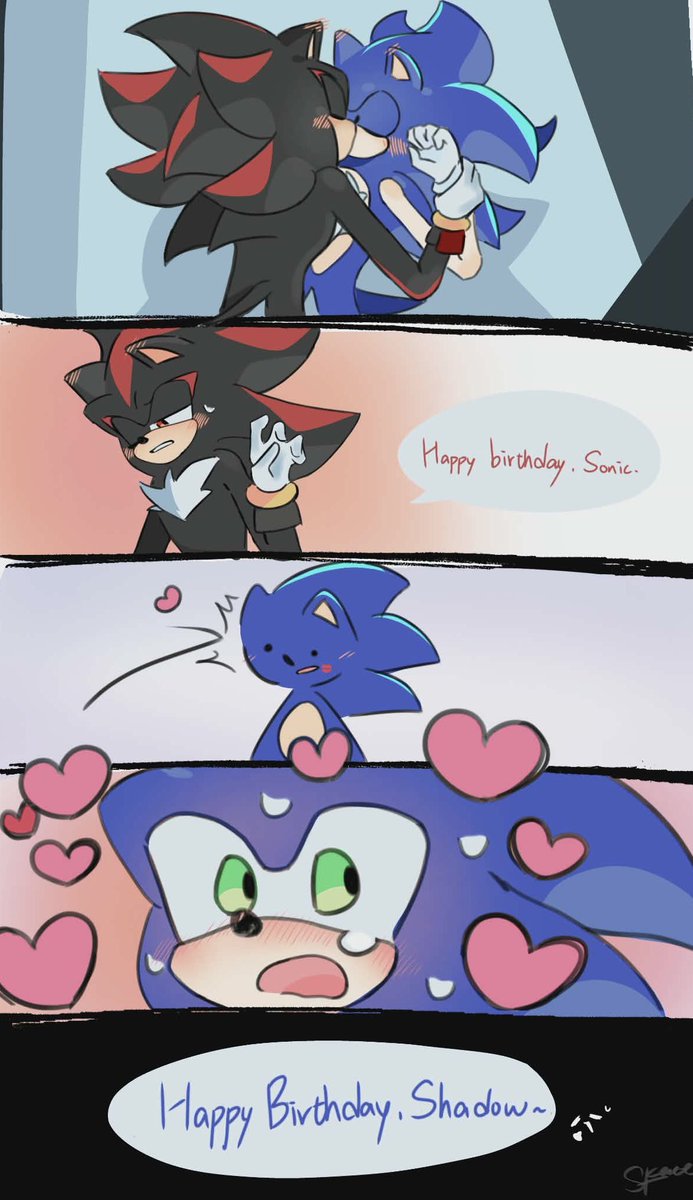 sondow0526's tweet photo. Happy birthday my love🫶🏻💗✨（sorry I'm late)#sonadow https://t.co/XQEjWFgIHu