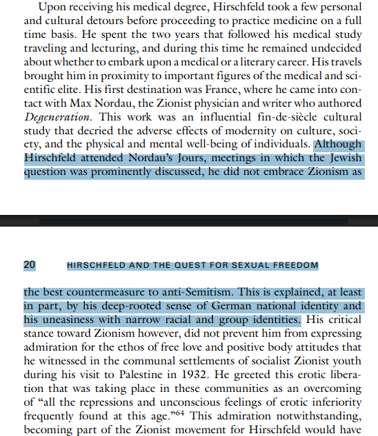 Reieivy's tweet photo. @heavenredsdevil @EL_Atheos Nope. 

[1;2] Elena Mancini, 2020; "Magnus Hirschfeld and the Quest for Sexual Freedom"

[3] Ralf Dose, 2014 "Magnus Hirschfeld: The Origins of the Gay Liberation Movement" https://t.co/1bYbV8vvbf