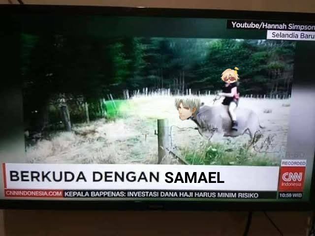 SoulCassius's tweet photo. Hufh, siapa mau dibonceng naik Samael? https://t.co/JU0vKkA1SX