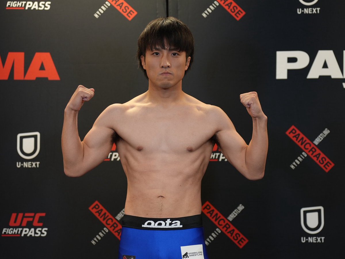 _PANCRASE_'s tweet photo. 🔥PANCRASE 363🔥
📣計量結果⚖️
第2試合　バンタム級5分3R
🟥貫井義規　61.55kg
🟦近藤悠真　61.15kg
#pancrase363
🗓️6月28日(日)
🏟️ニューピアホール
▶️@UNEXT_fight  &amp; @UFCFightPass https://t.co/eTvP4VN2V9