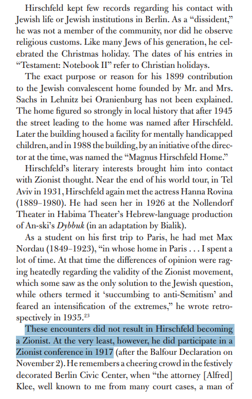 Reieivy's tweet photo. @heavenredsdevil @EL_Atheos Nope. 

[1;2] Elena Mancini, 2020; "Magnus Hirschfeld and the Quest for Sexual Freedom"

[3] Ralf Dose, 2014 "Magnus Hirschfeld: The Origins of the Gay Liberation Movement" https://t.co/1bYbV8vvbf
