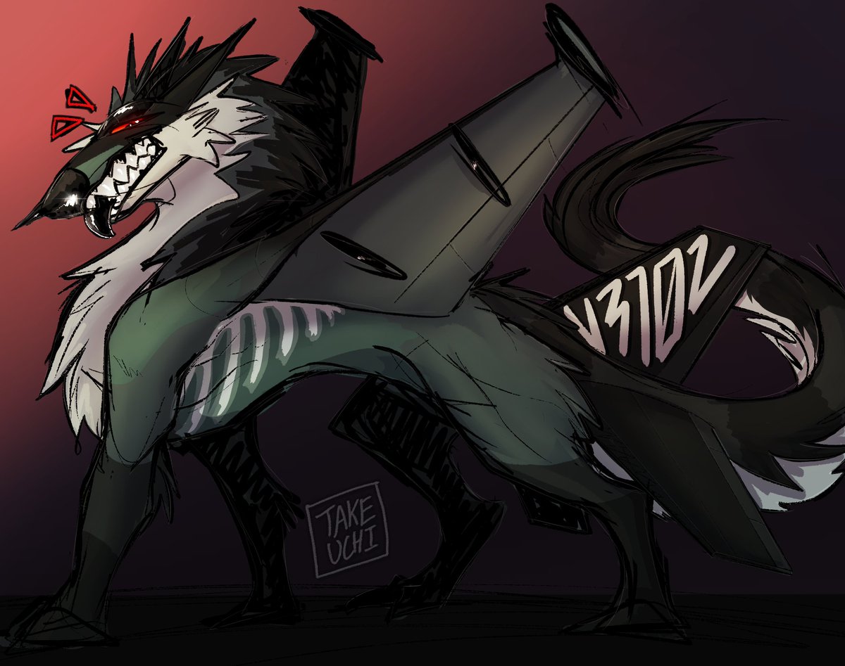 v370zn's tweet photo. plane dragon.. I messed up the tail but was too lazy to fix LOL. Tried replicating my old style with an oc I haven't drawn in ages

#aeromorph #art https://t.co/b8gUcLK0p6