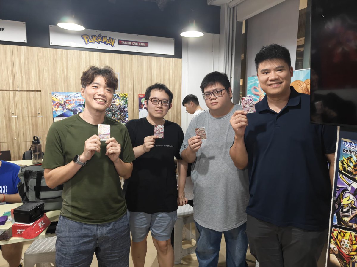 Cardboard_CS's tweet photo. [UNION RARE STRUGGLE BATTLE -Inuyasha- - Concluded]

Date: 26/6/26, Friday
Time: 7.30PM

Winner/Top 4:

LSG | SpecialTriggers - 213543
N - 375568
Fred - 236378
KS - 239118

#tcg
#tradingcardgame
#cardboardcollectible
#sgcardshop
#unionarena
#unionarenatcg https://t.co/iCNAfB6chI