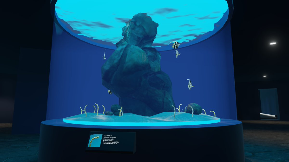 GABU_VRC's tweet photo. 教えてもらった水族館ワールド
クオリティ高くてすごい、しかもちゃんと魚ごとの説明とかも書いてあって知識的にも楽しめる https://t.co/BxGFAuBkxj