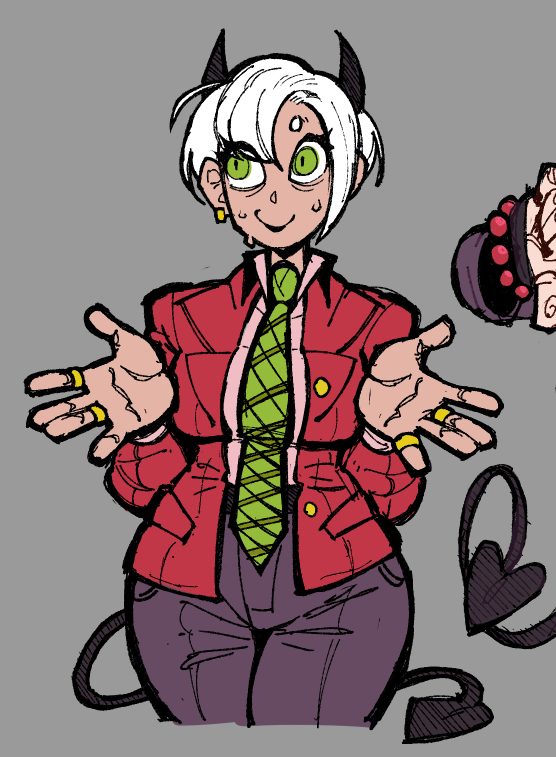 VeryCansado's tweet photo. "Y'know what they say about bright colors in hell~" https://t.co/MnQLrmoxo9