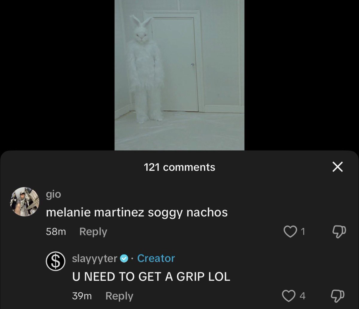 yyycord's tweet photo. Slayyyter claps back at a Melanie stan comparing the two. https://t.co/3dDtT1Mh9b