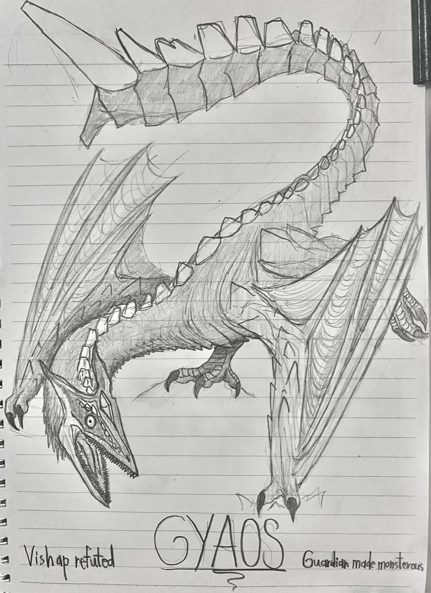 GhostlyUnh1nged's tweet photo. Light of Greatness turned Shadow of Evil
#Genshin styled #Gyaos that I forgot to post https://t.co/Ktpwew0Pnc
