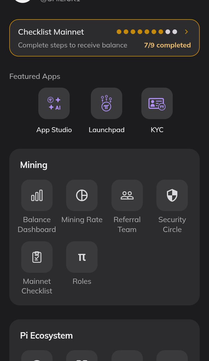 DOUNGUE90's tweet photo. L'interface de @PiCoreTeam a été entièrement et majestueusement changer au niveau du menu
Je trouve que c'est un bon signe pour demain, journée du #piday
Que le boss @nkokkalis nous permet aussi de finaliser notre #kyc pour enfin migré nos #pi https://t.co/qb0Ome5viD