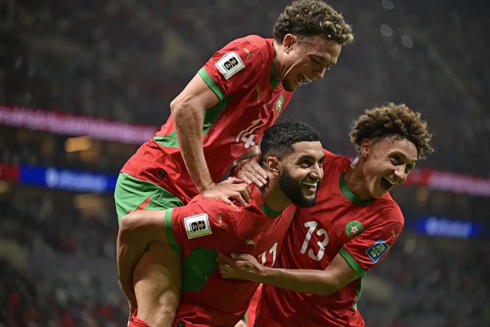 FootyNamibia's tweet photo. 🌍 7 OUT OF 10 AFRICAN TEAMS REACHED THE FIFA WORLD CUP ROUND OF 32 SO FAR! 👏🏾

✅ South Africa 🇿🇦
✅ Senegal 🇸🇳
✅ Morocco 🇲🇦
✅ Côte d’Ivoire 🇨🇮
✅ Cape Verde 🇨🇻
✅ Egypt 🇪🇬
✅ Ghana 🇬🇭

⏳ Algeria 🇩🇿 (1 group match remaining)
⏳ DR Congo 🇨🇩 (1 group match remaining)
❌ Tunisia 🇹🇳 (eliminated)

photos: contributed