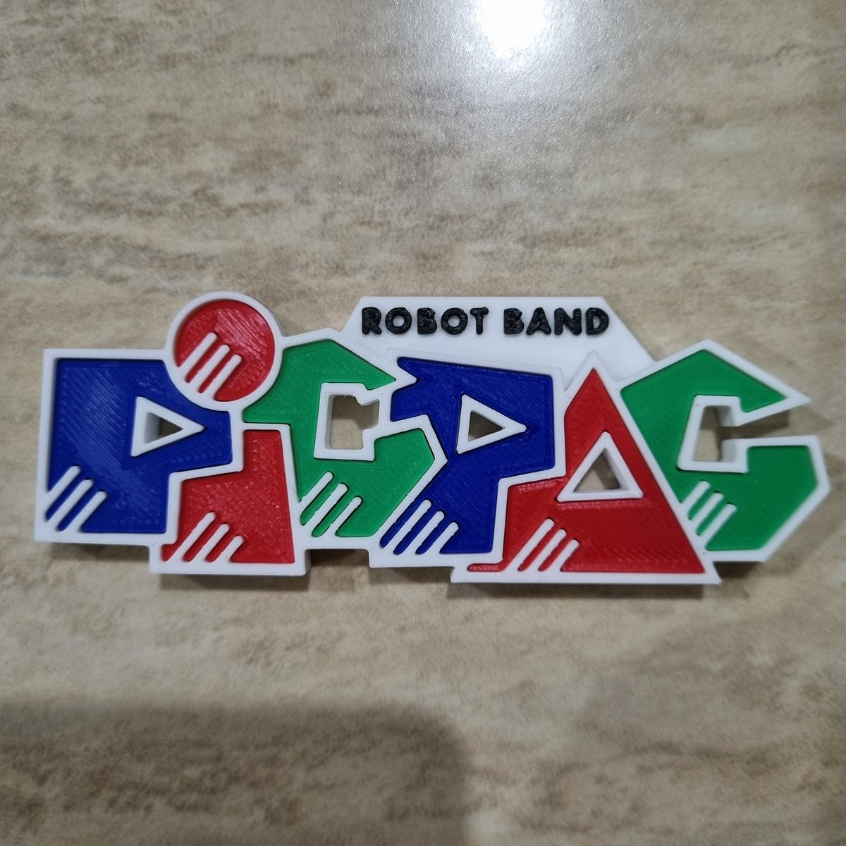 twinfamiclones's tweet photo. This week I found about Namco's Robot Band PiCPAC! To say that I love them is an understatement. So sad we weren't able to see them play live overseas is such a shame, no merch available outside of Japan either. So I made a magnet and Keychain for 3D printing! Link below #PiCPAC https://t.co/W9tUyigvKy