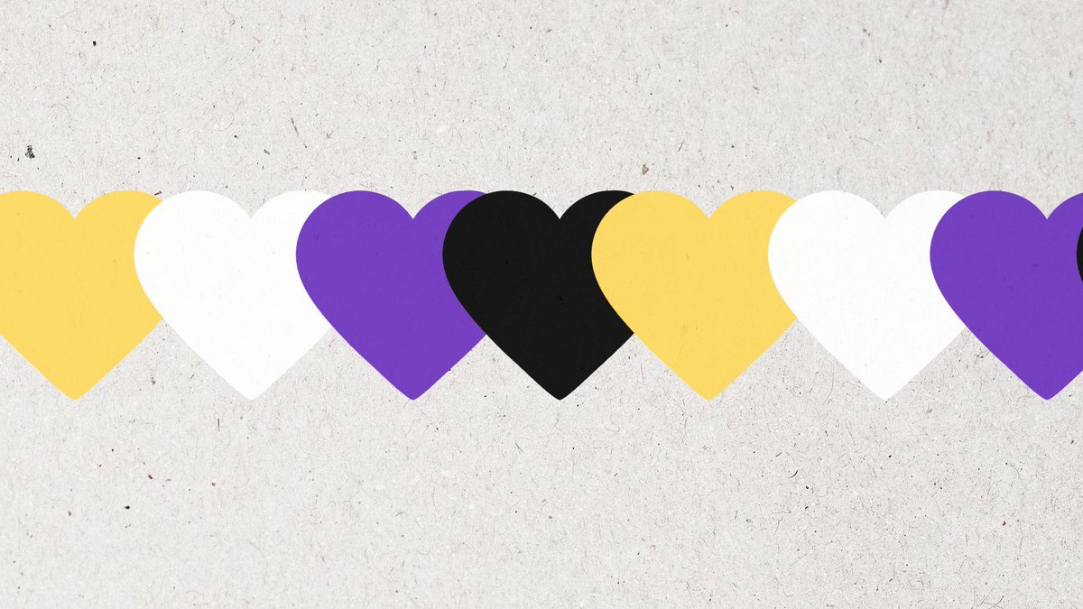 gaytimes's tweet photo. Everything you need to know about the non-binary spectrum 💛🤍💜🖤    

https://t.co/FlxJlpzud4 https://t.co/6fBVjMcREd