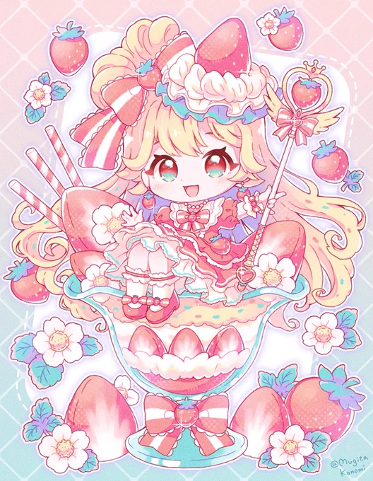 いちごパフェちゃん(オリジナル)